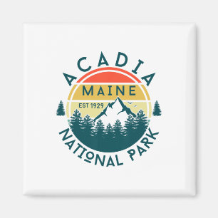 Imán Parque Nacional Acadia Maine Senderismo Naturaleza