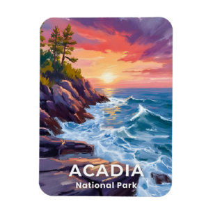 Imán Parque Nacional Acadia Otter Cliffs Viajes a Mai