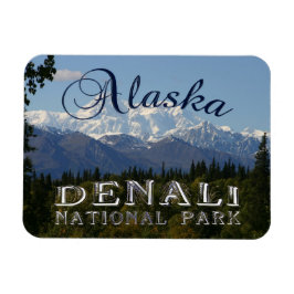 Imán Parque nacional Alaska Denali Monte McKinley Magne
