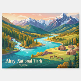 Imán Parque Nacional Altay Rusia