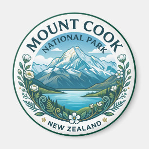 Imán Parque Nacional Aoraki / Monte Cook Nueva Zelanda