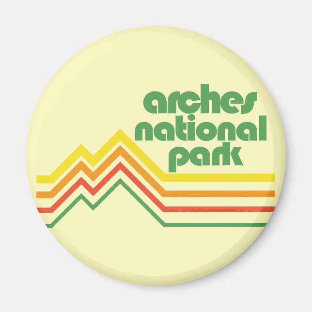 Imán Parque nacional Arches (Frente)