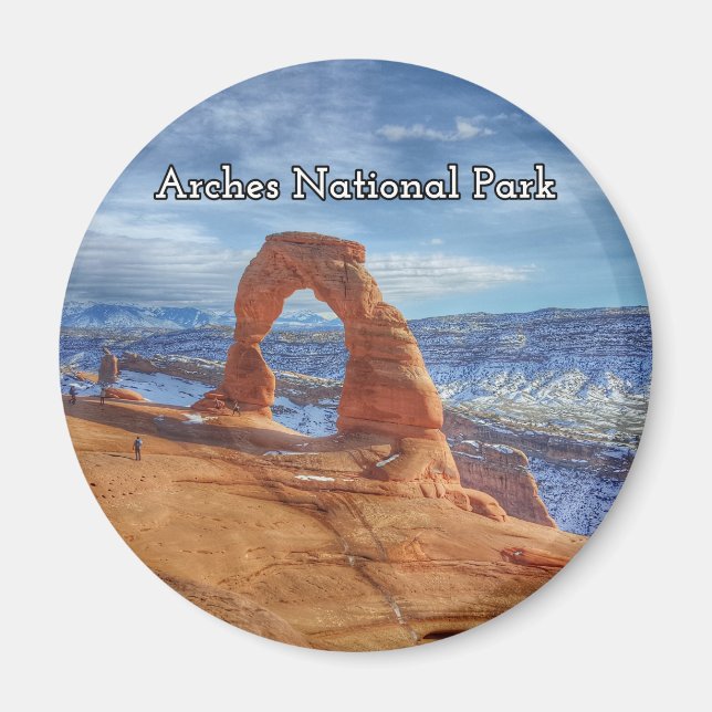 Imán Parque nacional Arches Souvenir Magnet (Frente)