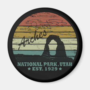 Imán Parque nacional Arches Utah Delicate Arch vintage