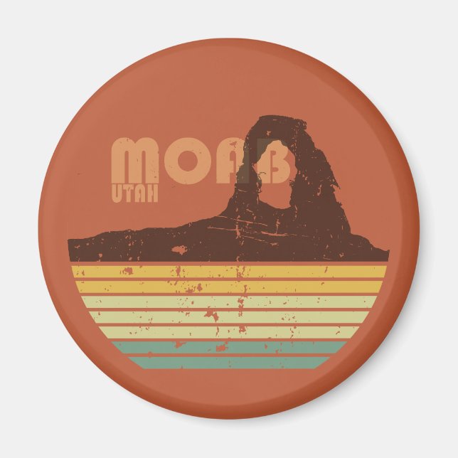 Imán Parque nacional Arcos de la puesta de sol de Moab  (Frente)