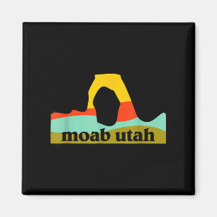 Imán Parque Nacional Arcos Moab Utah emblema minimalist