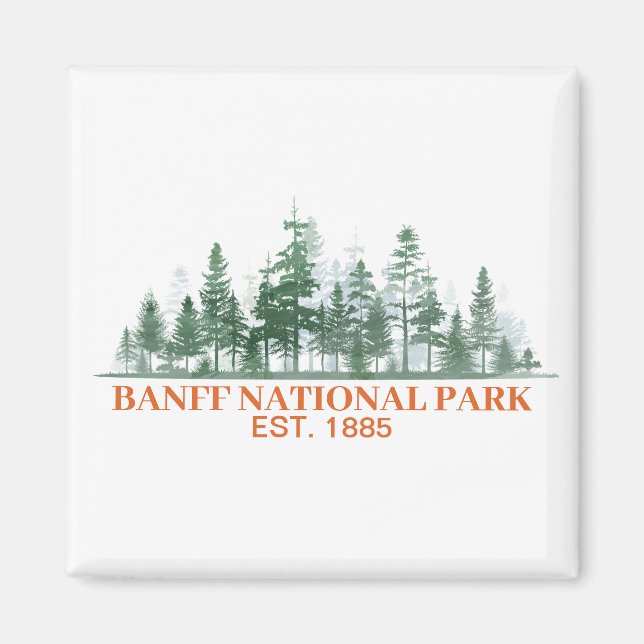 Imán Parque Nacional Banff (Frente)
