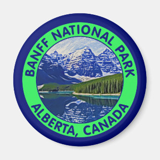 Imán Parque nacional Banff, Alberta, Canadá