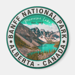 Imán Parque nacional Banff Moraine Lake Alberta Canada
