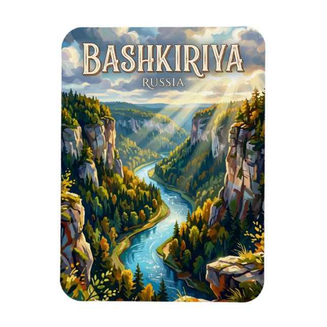 Imán Parque Nacional Bashkiriya Rusia (Vertical)