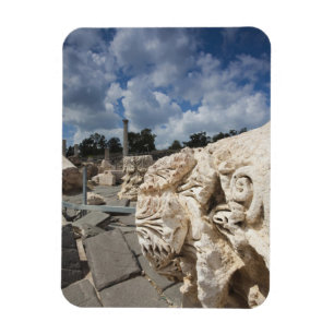 Imán Parque nacional Beit She-An, ruinas de la era roma