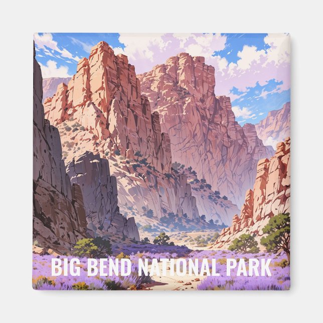 Imán Parque Nacional Big Bend (Frente)