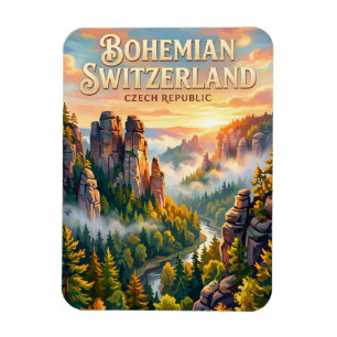 Imán Parque Nacional Bohemia Suiza República Checa