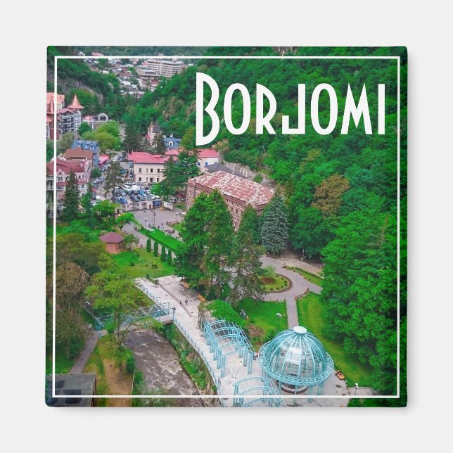 Imán Parque nacional Borjomi-Kharagauli Georgia Caucuse (Frente)