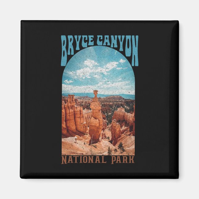 Imán Parque Nacional Bryce Canyon Sendero Explorar Utah (Frente)