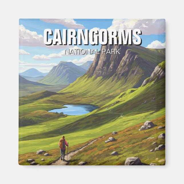 Imán Parque nacional Cairngorms (Frente)