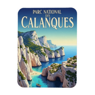 Imán Parque Nacional Calanques Francia Viajes