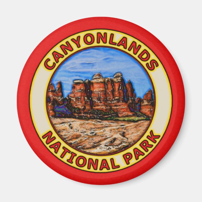 Imán Parque nacional Canyonlands (Frente)