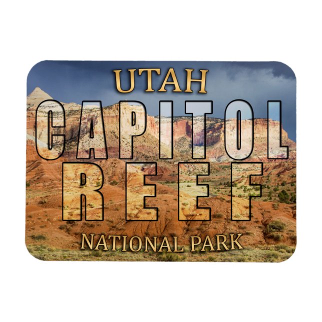 Imán Parque nacional Capitol Reef (Horizontal)