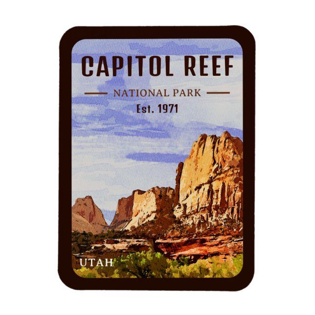 Imán Parque nacional Capitol Reef (Vertical)