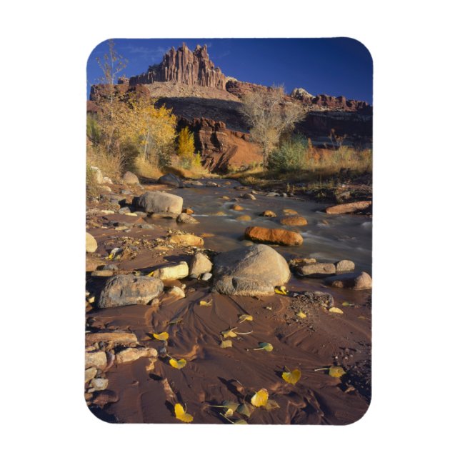 Imán PARQUE NACIONAL CAPITOL REEF, UT, US, Algodón de a (Vertical)