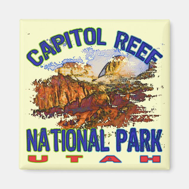 Imán Parque nacional Capitol Reef Utah (Frente)