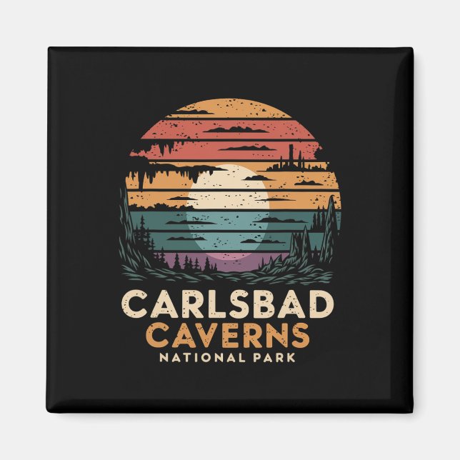 Imán Parque Nacional Carlsbad Caverns Nuevo México Send (Frente)