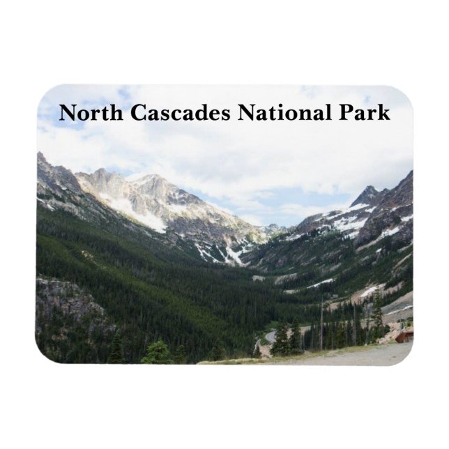 Imán Parque nacional Cascades del Norte (Horizontal)