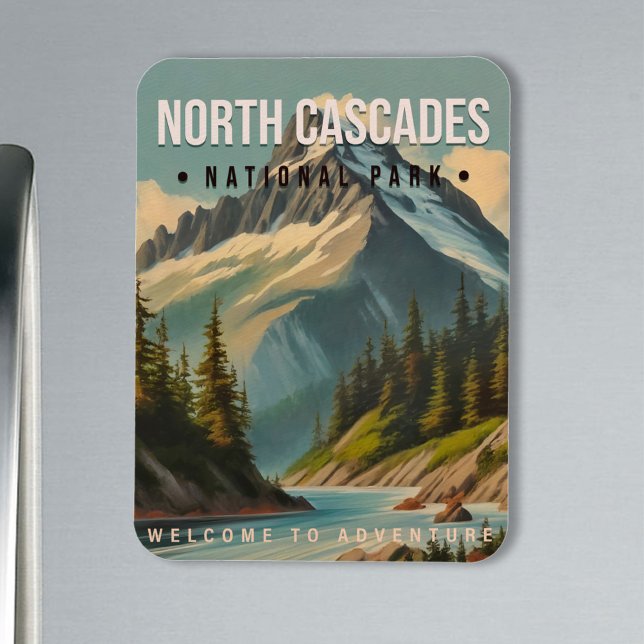 Imán Parque nacional Cascades del Norte (Subido por el creador)