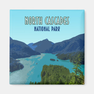 Imán Parque nacional Cascades del Norte de Washington