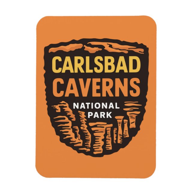 Imán Parque nacional Cavernas Carlsbad Nuevo México (Vertical)