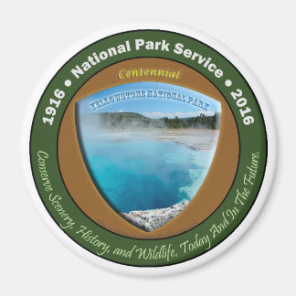 Imán Parque Nacional Centenario Magnet Yellowstone 3 In