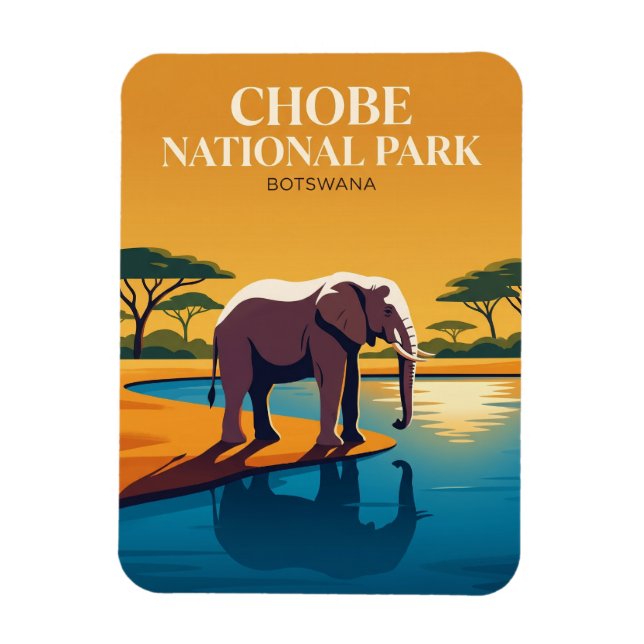 Imán Parque Nacional Chobe Botsuana (Vertical)