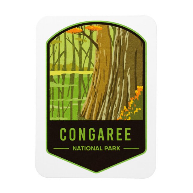 Imán Parque nacional Congaree (Vertical)