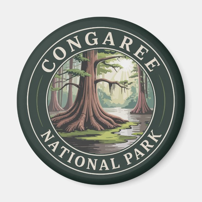 Imán Parque nacional Congaree (Frente)