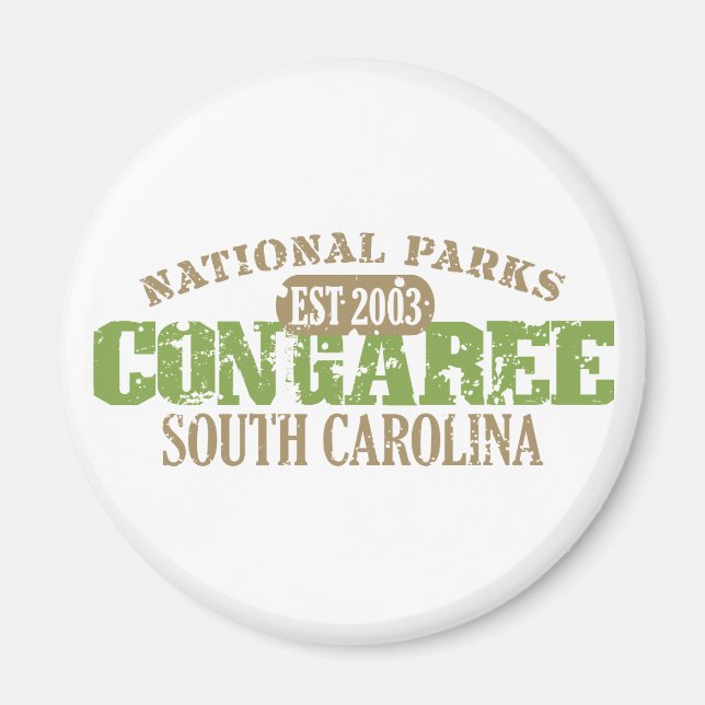 Imán Parque nacional Congaree (Frente)