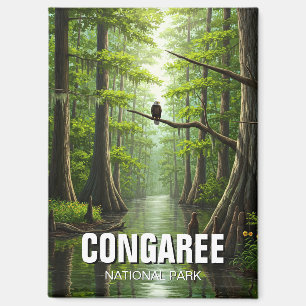 Imán Parque nacional Congaree Viajes de Carolina del Su