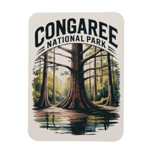 Imán Parque Nacional Congaree Wilderness de Carolina de