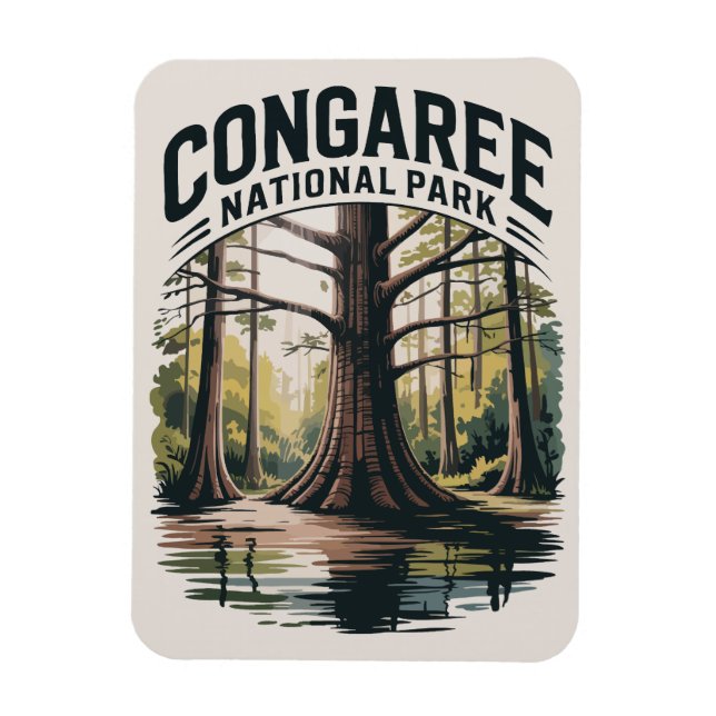 Imán Parque Nacional Congaree Wilderness de Carolina de (Vertical)