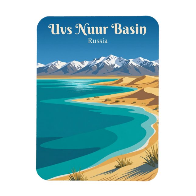 Imán Parque Nacional Cuenca de Uvs Nuur Rusia (Vertical)