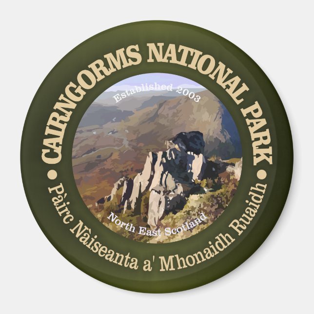 Imán Parque Nacional de Cairngorms (Frente)