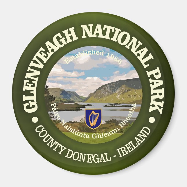 Imán Parque nacional de Glenveagh (Frente)