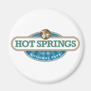 Imán Parque nacional de Hot Springs