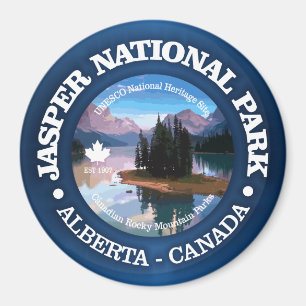 Imán Parque nacional de jaspe (lago Maligne)
