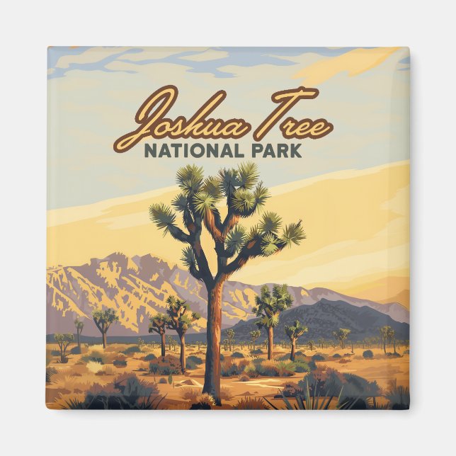 Imán Parque nacional de Joshua Tree, desierto de Califo (Frente)
