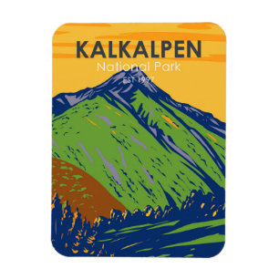 Imán Parque nacional de Kalkalpen Austria Vintage