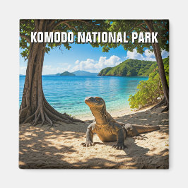 Imán Parque nacional de Komodo Dragon