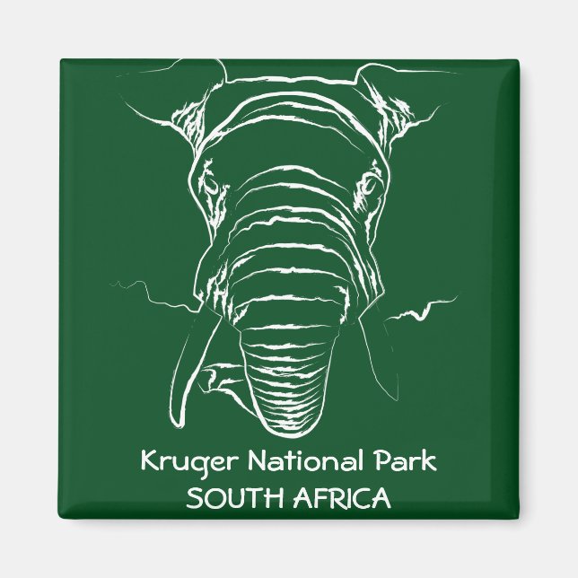Imán Parque nacional de Kruger (Frente)