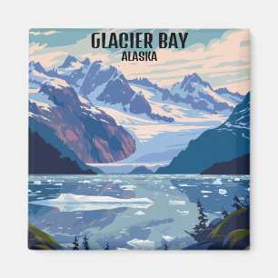 Imán Parque nacional de la Bahía del Glaciar Viaje de A