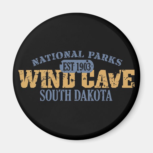 Imán Parque nacional de la Cueva del Viento (Frente)